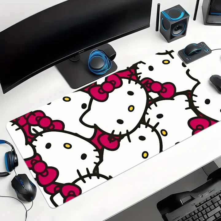 kawaii%20Tiling%20Pattern%20Hello%20k-Kitty%20pink%20bow%20SRO%20Mouse%20Pad%20Non-slip%20Lockedge%20Thickened%20Desktop%20MousePad%20Large%20Office%20Student%20-%20Image%204