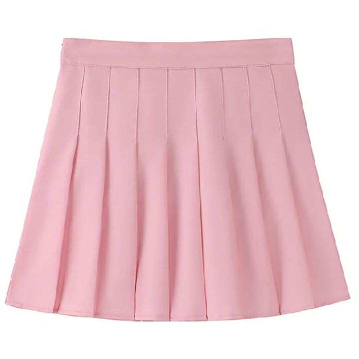 Spring%20Summer%20Lady%20Solid%20Color%20Slim%20Fit%20Mini%20Skirts%20Female%20Comfortable%20Elastic%20Zipper%20Skirts%20Girls%20High%20Waisted%20JK%20A-line%20Skirts%20-%20Image%207