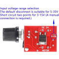 6PCS DC Motor PWM Speed Controller 3V 6V 12V 24V 35V 5A 90W with Speed Control Switch Mini LED Dimmer. 