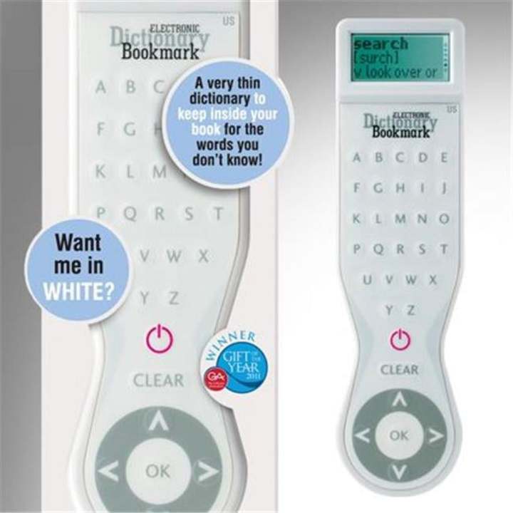 (E). Electronic Collins Pocket Webster Dictionary Bookmark US Edition Books Reading