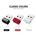 Black Mini Pen Drive 128GB High Speed Memory Stick Pen drive 64GB USB 2.0 Oval Flash Drive Convenient Business Key Chain.