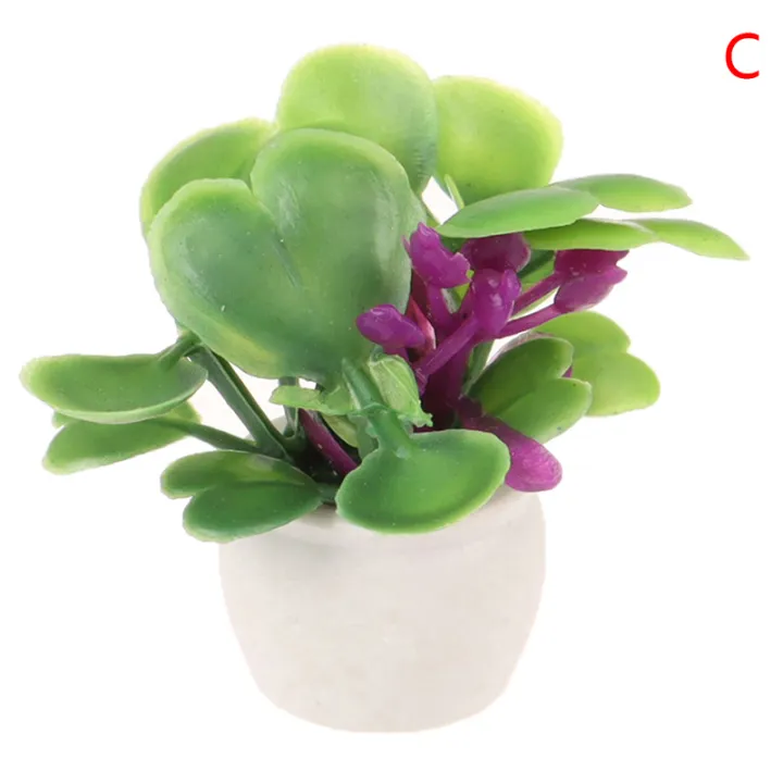 1/2Pcs%20Dollhouse%20Furniture%201:12%20Accessories%20Mini%20Green%20Plant%20Bonsai%20Flower%20Pots%20-%20Image%207