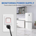1PC Power Failure Alarm, Circuit Failed Selector Alerter, Smart Power Outage Reminder for Freezer in Garage, Monitor Power Cut. 