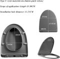 Commode seat cover for bathroom simple and hydraulic and ifo. 