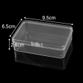10pcs Plastic Box Rectangular Box Translucent Box Packing Box Storage Box Dustproof Solid Strong Jewelry Storage Case Container. 