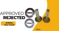 Approved Rejected seal stamp / normal rejected approved seal pad /rejected or approved seal stamp. 