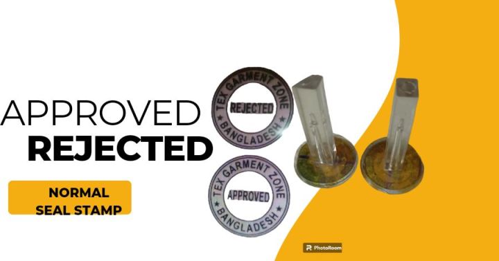 Approved Rejected seal stamp / normal rejected approved seal pad /rejected or approved seal stamp