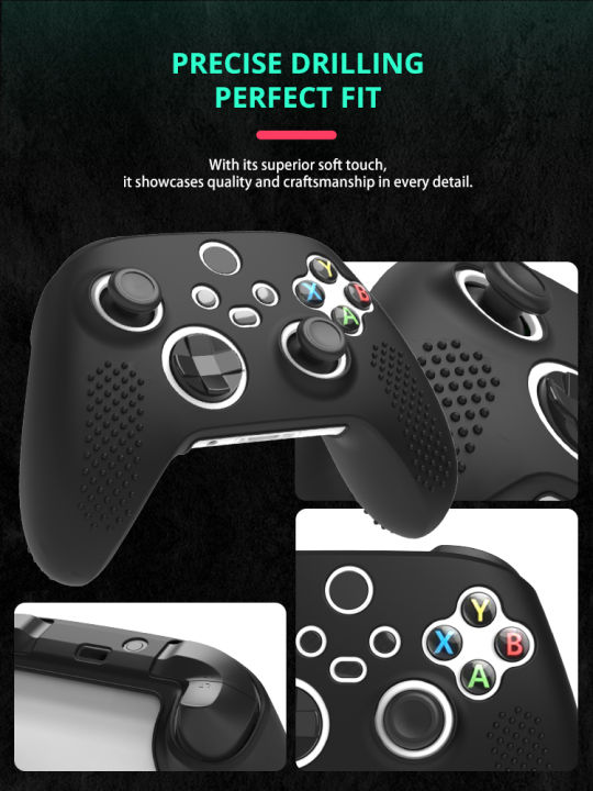 DATA%20FROG%20Silicone%20Soft%20Shell%20Protector%20Sticker%20Skin%20For%20Xbox%20Series%20X/S%20Game%20Controller%20Case%20XS%20XSX%20Thumb%20Stick%20Grip%20Cap%20Cover%20-%20Image%204