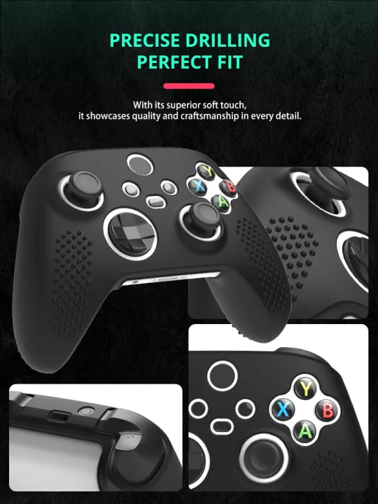 DATA%20FROG%20Silicone%20Soft%20Shell%20Protector%20Sticker%20Skin%20For%20Xbox%20Series%20X/S%20Game%20Controller%20Case%20XS%20XSX%20Thumb%20Stick%20Grip%20Cap%20Cover%20-%20Image%204