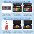 500 Levels IQ Toy, Puzzle Smart Challenge Game With Timer - Logic Thinking Chess, Travel Game, Tabletop Toy, No Batteries.