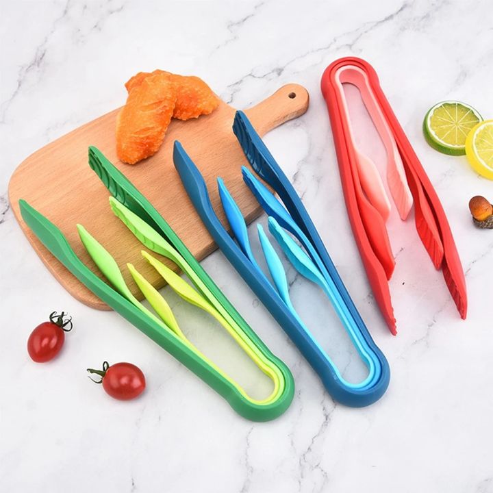 3Pcs/Set%20Reusable%20Food%20Bread%20Clip%20Kitchen%20Food%20Tongs%20Plastic%20Salad%20Bacon%20Steak%20Clamp%20Ice%20Tongs%20Baking%20Tools%20Gadget%20-%20Image%204
