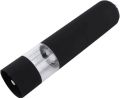 Electric Pepper Grinder and Salt Mill- Battery Operated One-Handed Spice Dispenser & Adjustable Coarseness- Premium Kitchen Upgrade w Strong Ceramic Blades -Matte Black, Batteries Not Included.. 