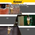 BKK kosso 1/2 inch hose connector set (4 shares) hose connector set hose connector washing machine brass hose connector washing machine hose connector thread 510 FSA hose connector. 