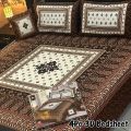 New Style 4Pc 3D Panel Bedsheet Crystal Cotton Bed Sheets King Size Bedsheet. 