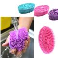 Silicone Body Scrubber Bath Shower Sponge Dry Bath Brush for Body Massager Bast Exfoliating Silicone Bathing Scrubber Body Brush.