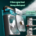 Portable Humidifier Fan AIr Conditioner Household Small Air Cooler Hydrocooling Portable Air Adjustment For Office 3 Speed Fan. 