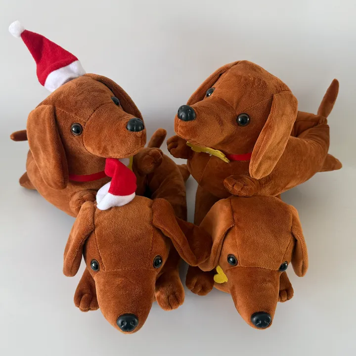 TreasuringU%20Dachshund%20Plush%20Slippers%20Cartoon%20Weiner%20Dog%20Non-Slip%20Fuzzy%20Shoes%20Funny%20Animals%20House%20Slippers%20Christmas%20Gifts%20-%20Image%204