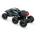 RC 6-Wheel Monster Truck with Mist Sprayer 1:18 Scale Big Size Remote Control Off-Road Jeep Smoke Rock Crawler with Lights and Rechargeable Battery High Speed Terrain Racer RC Car Toy for Kids Boys Birthday Gift. 