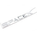 SpaceX Letters Sticker for Tesla Model 3 X Y S Tail Letter Label Emblem Car Accessories Stickers Logo Emblems Zinc Alloy SPACEX.