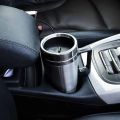 12V 500ML Car Electric Kettle Car Heating Cup Stainless Steel Thermos Heating Water Bottle Car Kettle Thermos for Water Tea Milk.