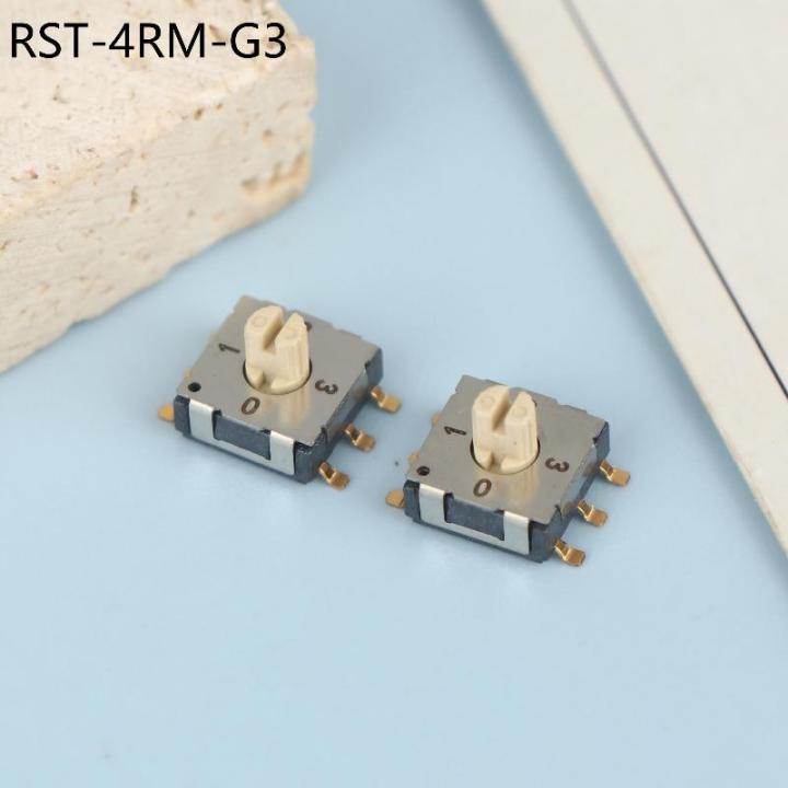 NEW 2Pcs Mini Encoder Rotary Encoder Switch BCD8421 Multi Gear Band ...