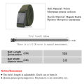 Fashion Nylon Belt  Magnetic Buckle Adjustable Belts For Men Elastic Belts High Quality Wear-resistant. 