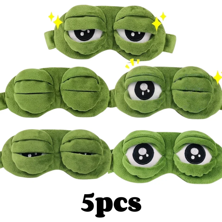 3D%20Frog%20Sleep%20Mask%20Natural%20Sleeping%20Eyeshade%20Women%20Men%20Creative%20Cartoon%20Soft%20Portable%20Blindfold%20Travel%20Office%20Eyepatch%20-%20Image%207
