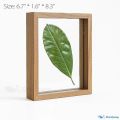 1 pis double sided transparent glass photo frame. 