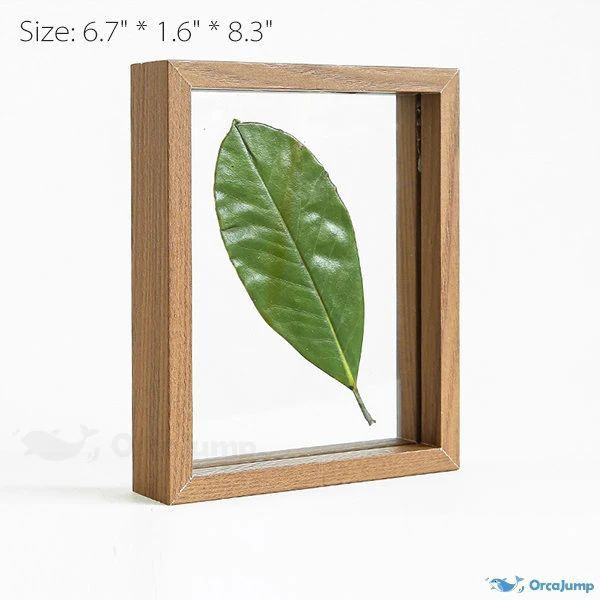 1 pis double sided transparent glass photo frame