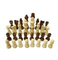 Chess Wooden Wooden Checker Board Solid Wood Pieces Folding Chess Board High-end Puzzle Chess Game. 