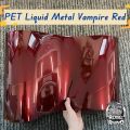 Highest quality super gloss metallic Dragon Blood red vinyl wrap film glossy red vinyl wrap for car wrap for Motorcycle. 