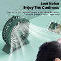 USB Mini Portable Fan Desktop Fan Silent Small Fan For Student Dormitory Computer Summer Gadget Home Office Rechargeable Fan.