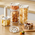 Vacuum Sealed Tank Coffee Beans Vacuum Jar Kitchen Cereals Storage Box Airtight Container Moisture-Proof Sealed Canister for Tea. 