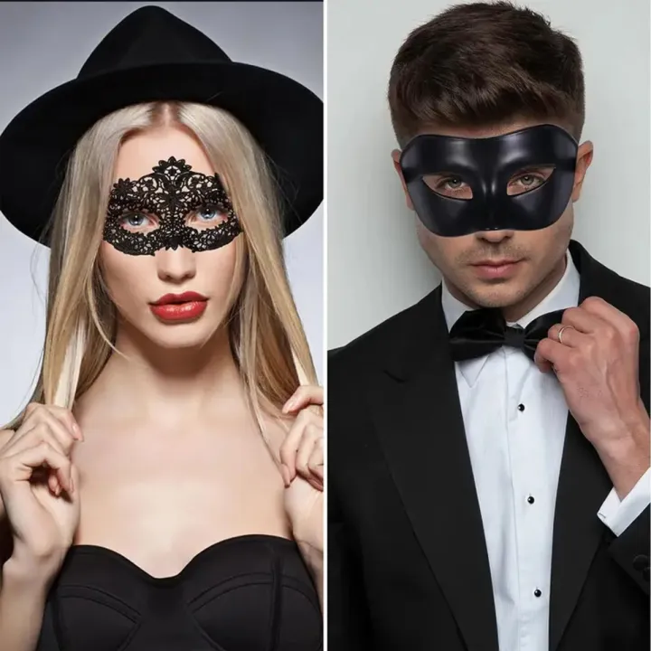 2pcs%20Elegant%20Black%20Lace%20Masquerade%20Mask%20Set%20for%20Couples%20-%20Perfect%20for%20Venetian%20Party,%20Mardi%20Gras,%20and%20Halloween%20Celebrations%20-%20Image%205