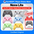 Gamesir Gamepads PC Switch 2 Controller Nova Lite Controle Hall Effective Joystick for Switch Steam Android iOS Phone.