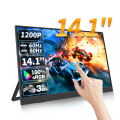 HGFRTEE 14 Inch Touch Screen Portable Monitor 100%sRGB 400cd/m2 Gaming Computer Expand Display For XBox PS4/ 5 Switch Loptop. 