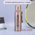 Sports Vacuum Flask Water Bottle 750ml Stainless Steel- Hot and Cold Thermos. 