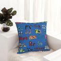 Villain Letter Abc Square Pillow Case Boys Matching Evil Alphabet Lore Cushion Cover Zipper Decor Pillowcase for Living Room. 