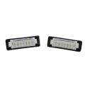 2Pcs License Plate Light For Mercedes Benz E C Class W210 W202 4D AMG LED Light Car License Number Plate Light Lamp Car Lights. 