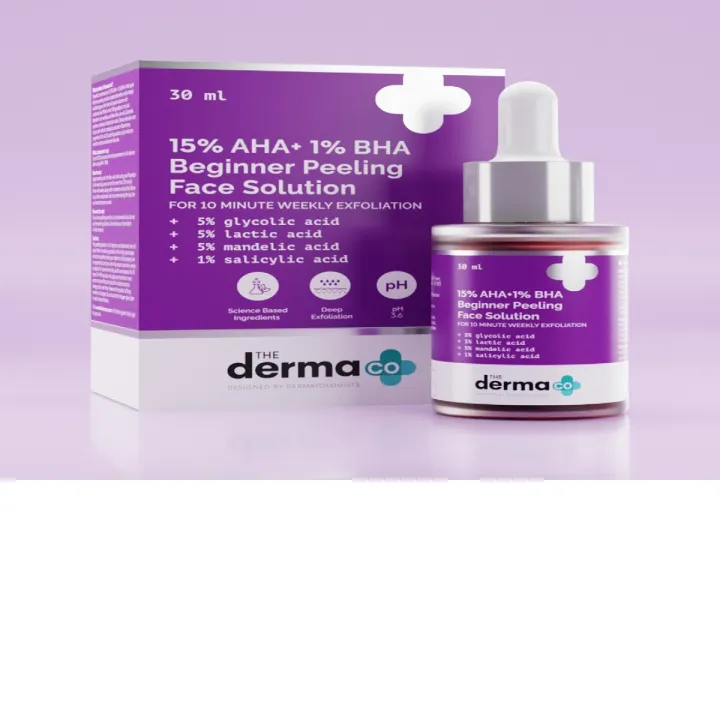 The%20Derma%20Co.%2015%25%20AHA+1%25%20BHA%20Beginner%20Face%20Peeling%20Solution%2030%20ml%20-%20Image%202