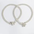 No.45 Silver Classic Design Pauju / Anklet For Women, 2.26 Tola. 