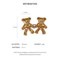 2 Pairs Bear Shaped Jean Button Pin Set Pants Waist Buckle Clip Women Men Adjustable Coat Suit Brooches Pin Clothing Accessories. 