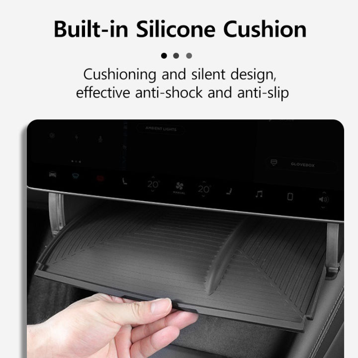 Under-Screen%20Storage%20Box%20For%20Tesla%20Model%203%20Highland%20Hidden%20Fold%20Able%20Storage%20Box%20Car%20Storage%20Modification%20Parts%20Interior%20Design%20-%20Image%206