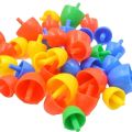 296 Pieces/Set Box-Packed Grain Mushroom Nail Beads Intelligent 3D Puzzle Games Jigsaw Board for Children Kids Educational Toys. 