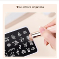 Nail Art Silicone Brush Reusable Mirror Powder Pigment Applying Manicure Tool Gradient Effect Nail Arts Silicone Applicator. 