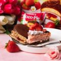 ORION Strawberry Choco Pie | Centre-filled Chocolate Biscuit 1Box, 6Packs Inside Box (28g each). 