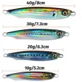 GOBAIT Metal Jig Lure 10g 20 30g 40g Spinner Spoon 3D Eye Color Spinning Fishing Tackle Popper Gear Hook Swimbait Pesca Bait.