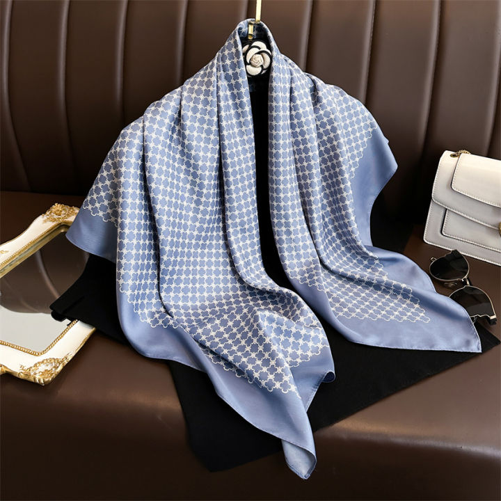 New%2090*90cm%20Silk%20Scarf%20Scarftop%20Headwraps%20For%20Woman%20Fashion%20Four%20Seasons%20Hair%20Accessories%20Hijab%20Foulard%20Bandana%20shawl%20Headscarf%20-%20Image%205