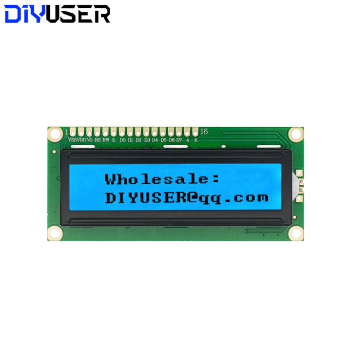 LCD1602%201602%20LCD%20Module%20Blue%20/%20Yellow%20Green%20Screen%2016x2%20Character%20LCD%20Display%20PCF8574T%20PCF8574%20IIC%20I2C%20Interface%205V%20-%20Image%204