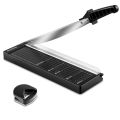 A4 Precision Paper Photo Trimmers Guillotine Cutter For Photo Labels Paper Cutting Tool with R4 Corner Rounder Cutting Board.